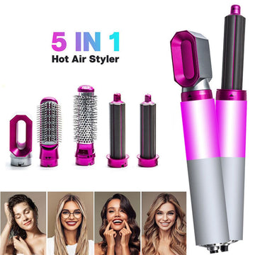 5 IN 1 HAIR DRYER HOT COMB SET